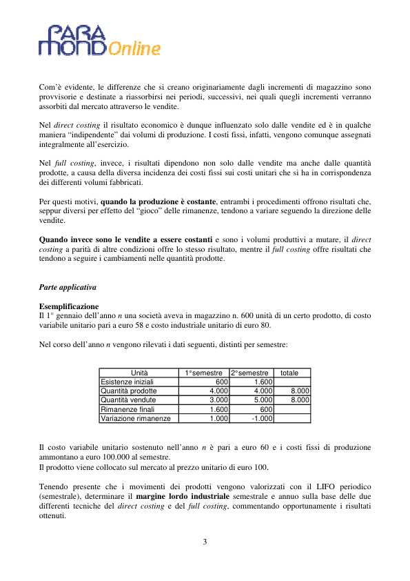 AREE DISCIPLINARI PARAMOND ESAME 2009 PDF Determinazione risultati ...